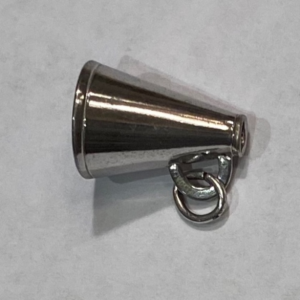 Sterling Silver Cheer Megaphone Charm